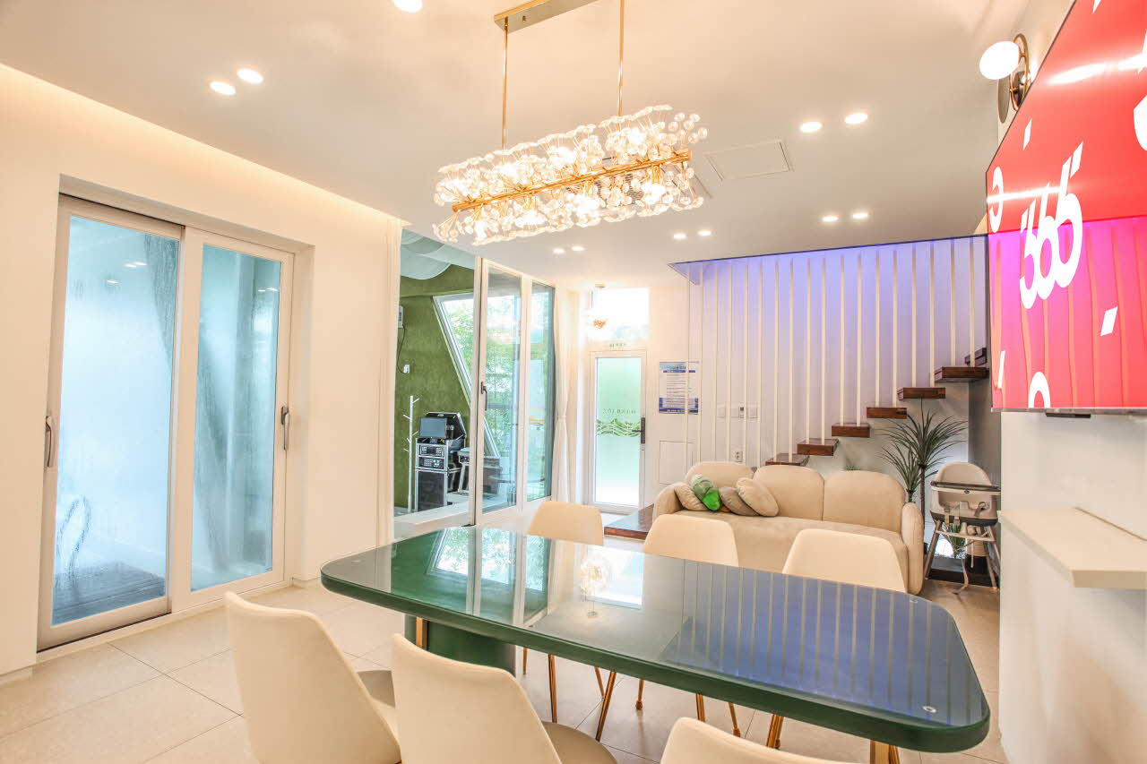 한바다 키즈 풀빌라  대부도 풀빌라 수영장