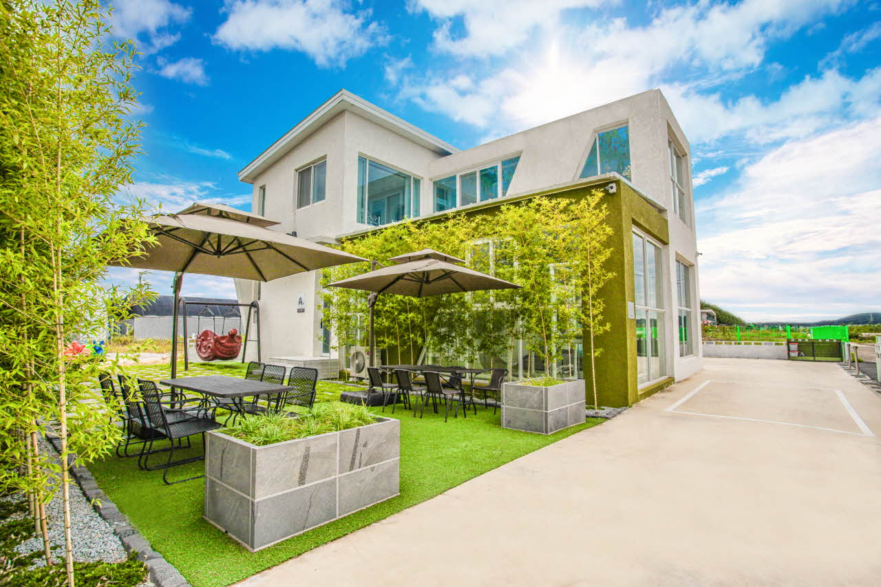 한바다 키즈 풀빌라  대부도 풀빌라 수영장