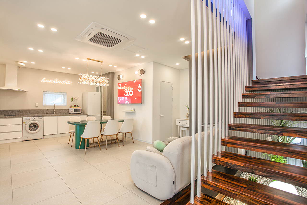 한바다 키즈 풀빌라  대부도 풀빌라 수영장